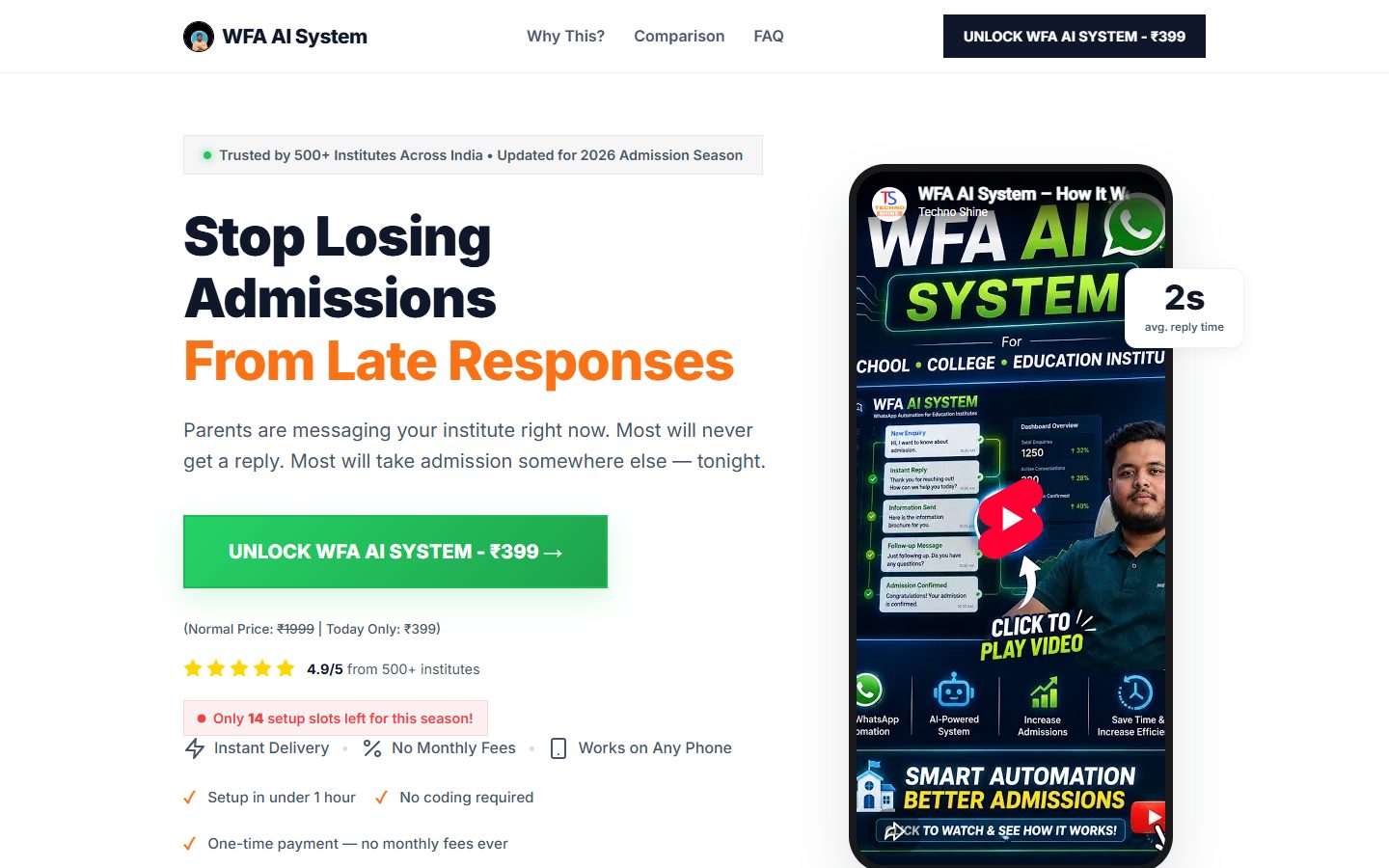 InquiryBoost — WFA AI System by Vaslix